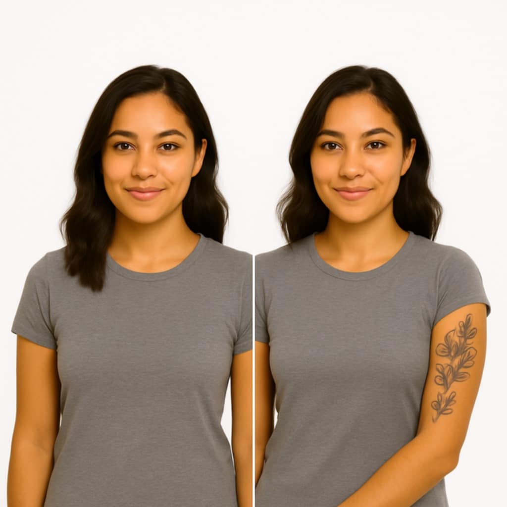 Simulieren Sie Ihr nächstes Tattoo mit